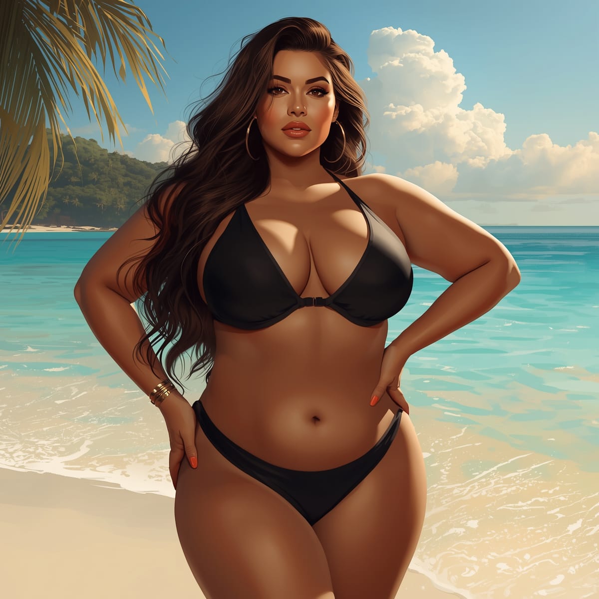 Moda Praia Feminina Plus Size
